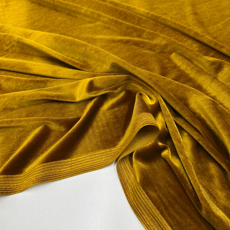 Tissu Maille Velours Stretch - Tetro