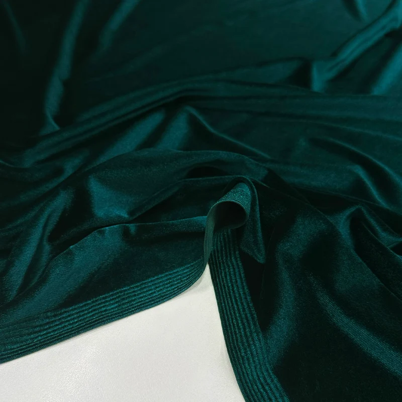Tissu Maille Velours Stretch - Tetro