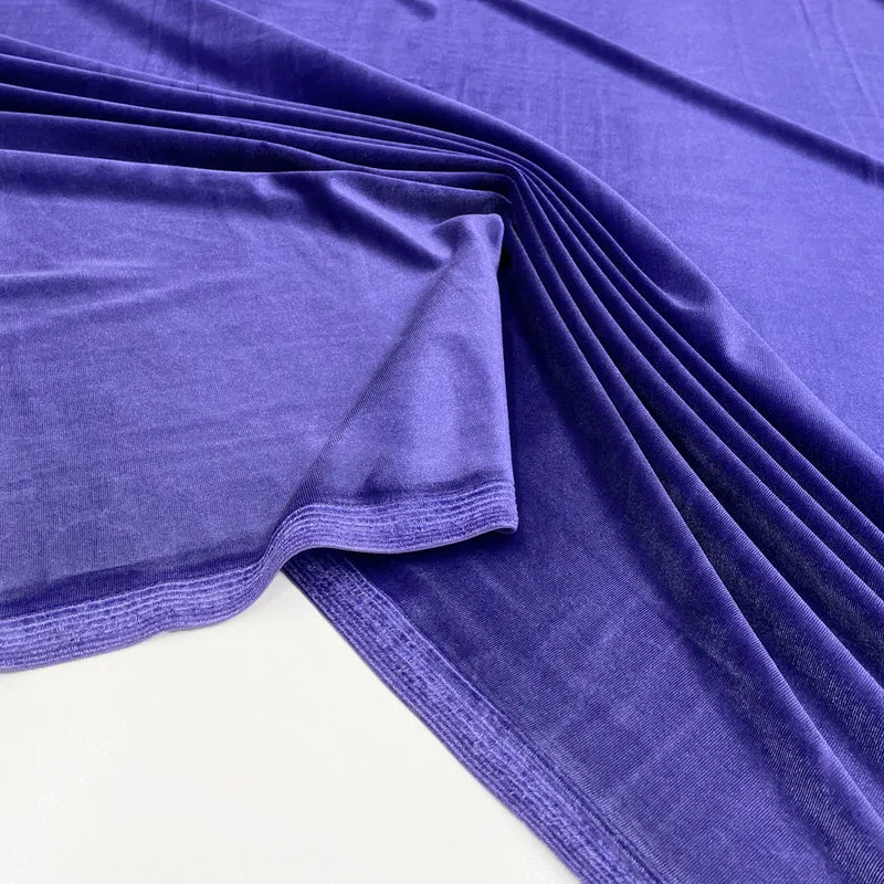 Tissu Maille Velours Stretch - Tetro