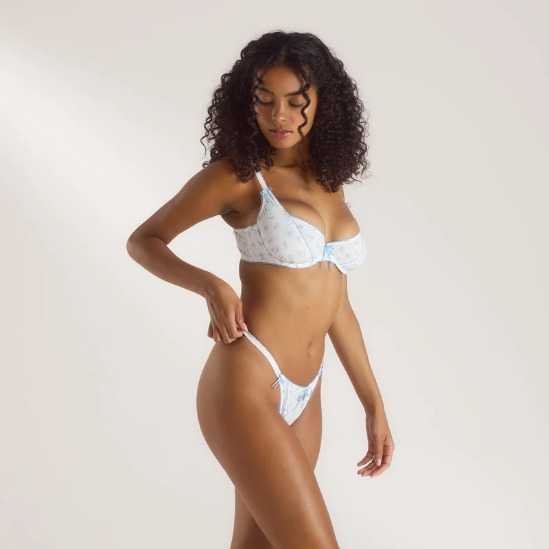 Soutien-gorge Summer Balcony - Bleu Floral