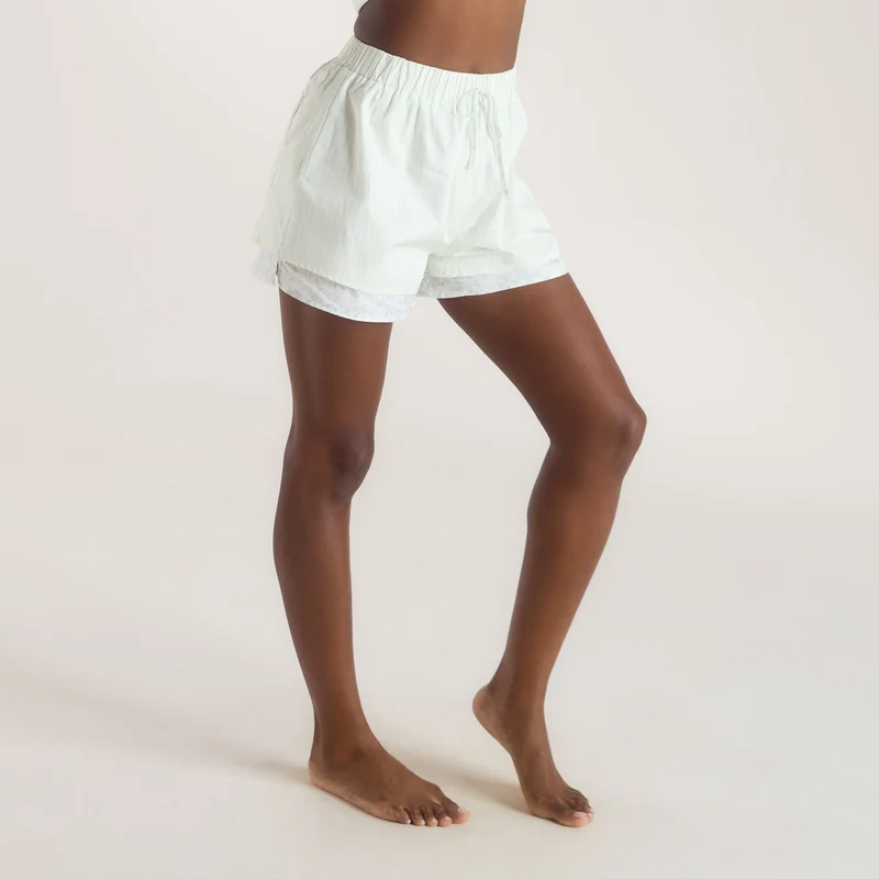 Short de Pyjama Bloom & Stripe - Sauge