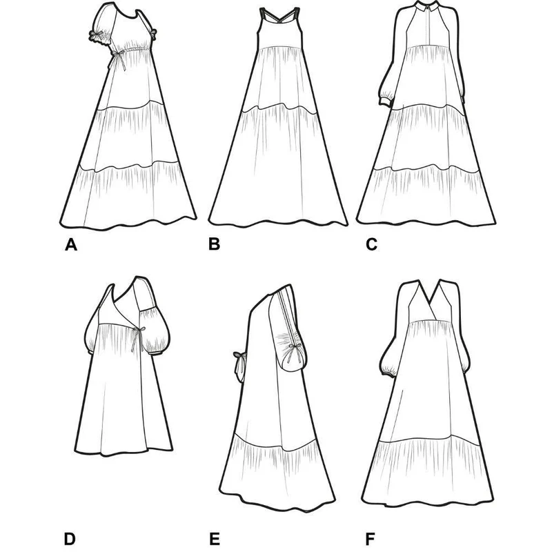 PATRON DE COUTURE PDF | Robe Ibi | Pauline Alice | TRILINGUE (FR/EN/ES)