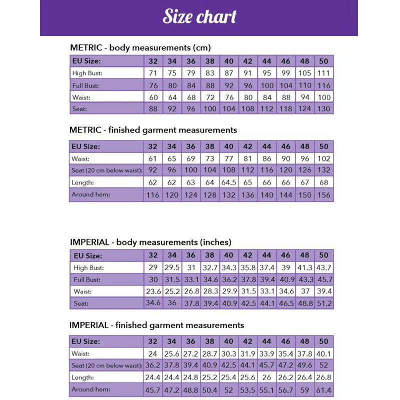 Patron de couture PDF | Jupe Silje | Ploen Patterns