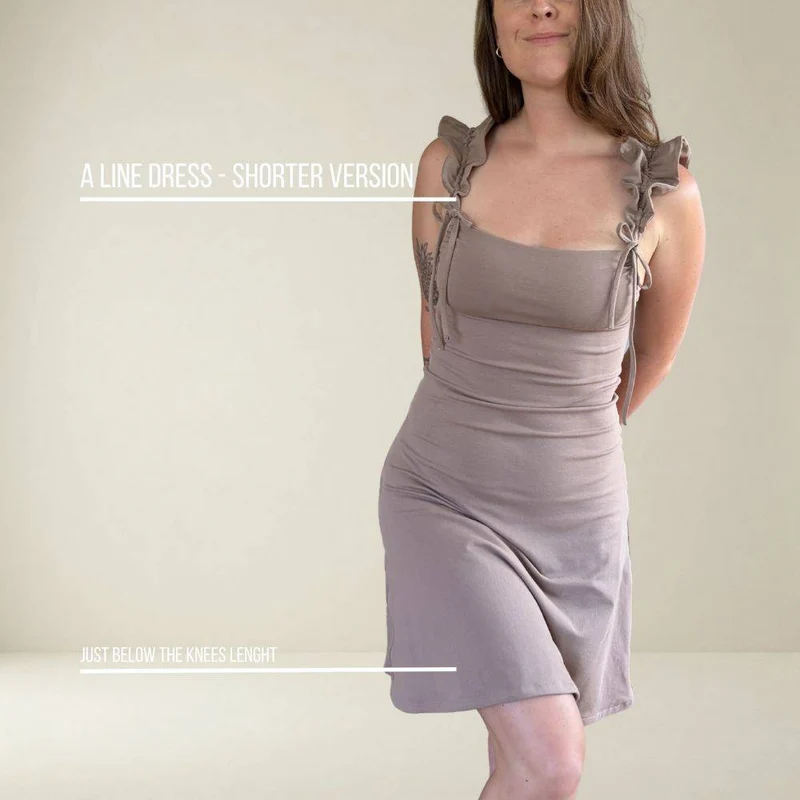 PATRON DE COUTURE PDF | Robe et Camisole DR001 | The Form Edit | BILINGUE (FR/EN)