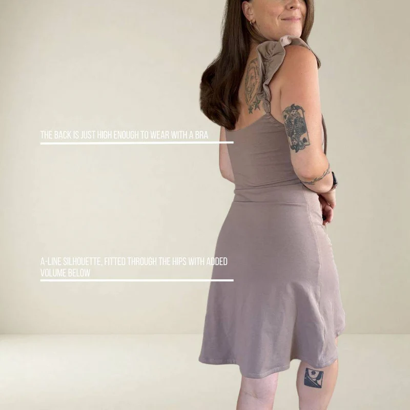 PATRON DE COUTURE PDF | Robe et Camisole DR001 | The Form Edit | BILINGUE (FR/EN)