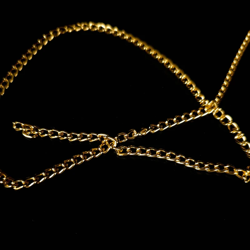 Chaîne de sac en aluminium | Or riche | 3 mm