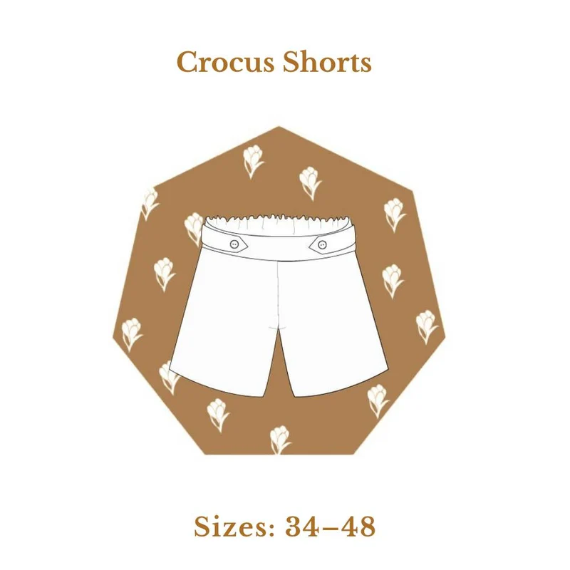 PATRON DE COUTURE PDF | Short Crocus | Les Patronnes | FRANÇAIS SEULEMENT