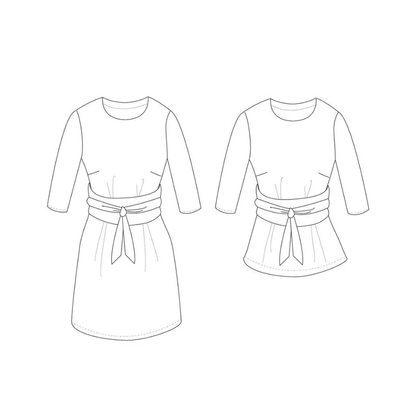 PATRON DE COUTURE PDF | Robe + Blouse Chagall | Les Patronnes | FRANÇAIS SEULEMENT