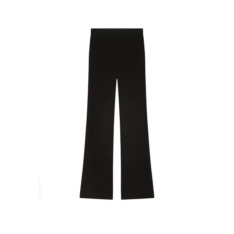 Pantalon slim fit en viscose noire pour femmes Pinko, automne-hiver