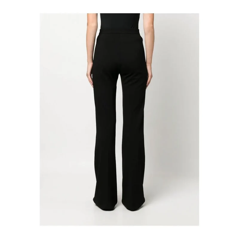 Pantalon slim fit en viscose noire pour femmes Pinko, automne-hiver