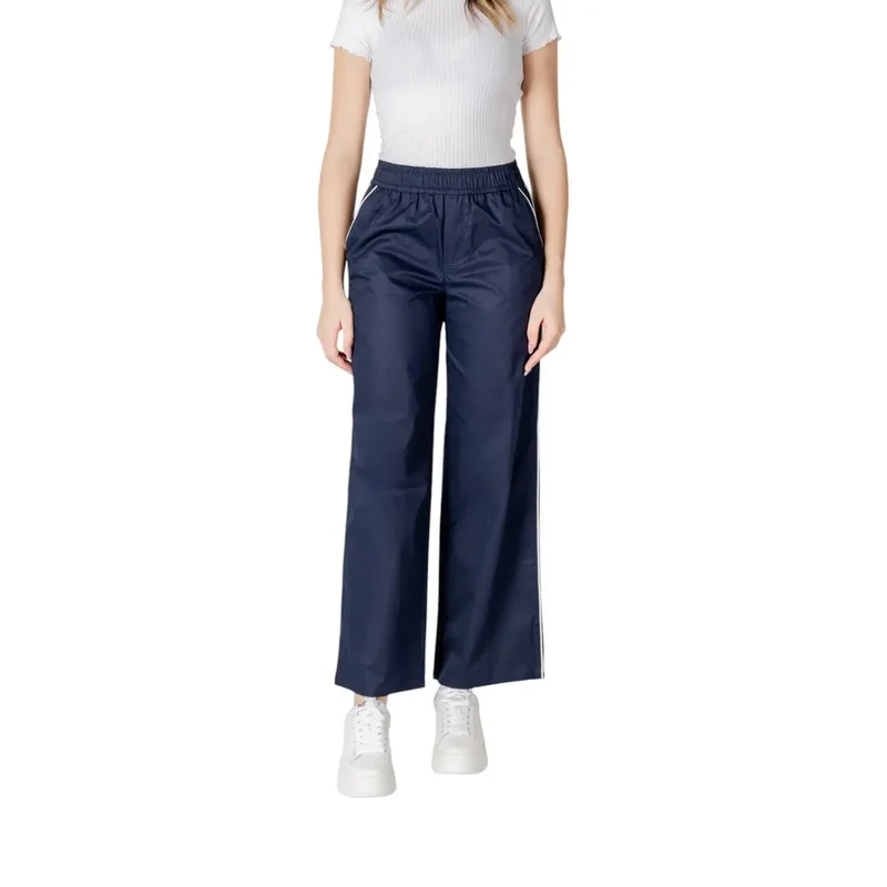 Only pantalons pour femmes en coton rouge, printemps-été 15344272