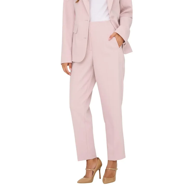 Pantalon pour femmes noir à fermeture éclair, poches avant 15298565