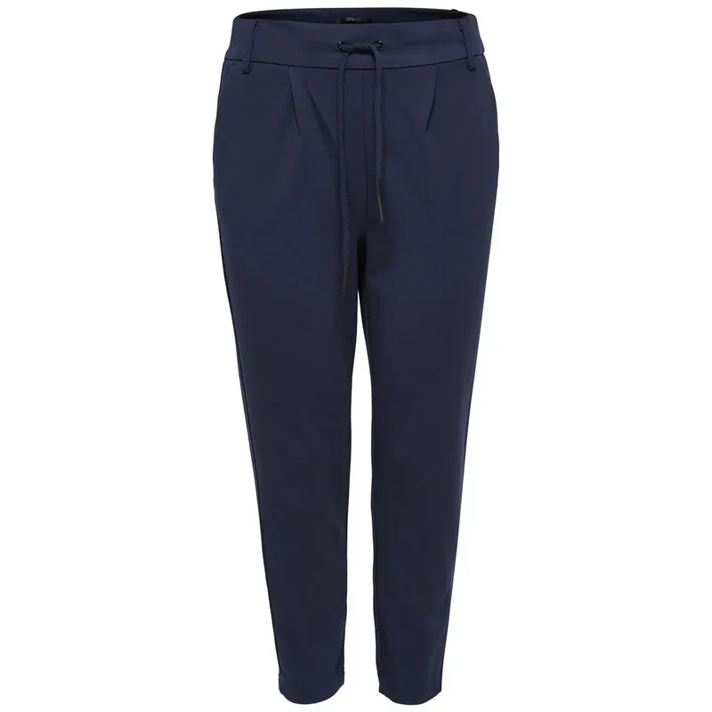 Pantalon femme bleu en dentelle, mélange en viscose, automne-hiver