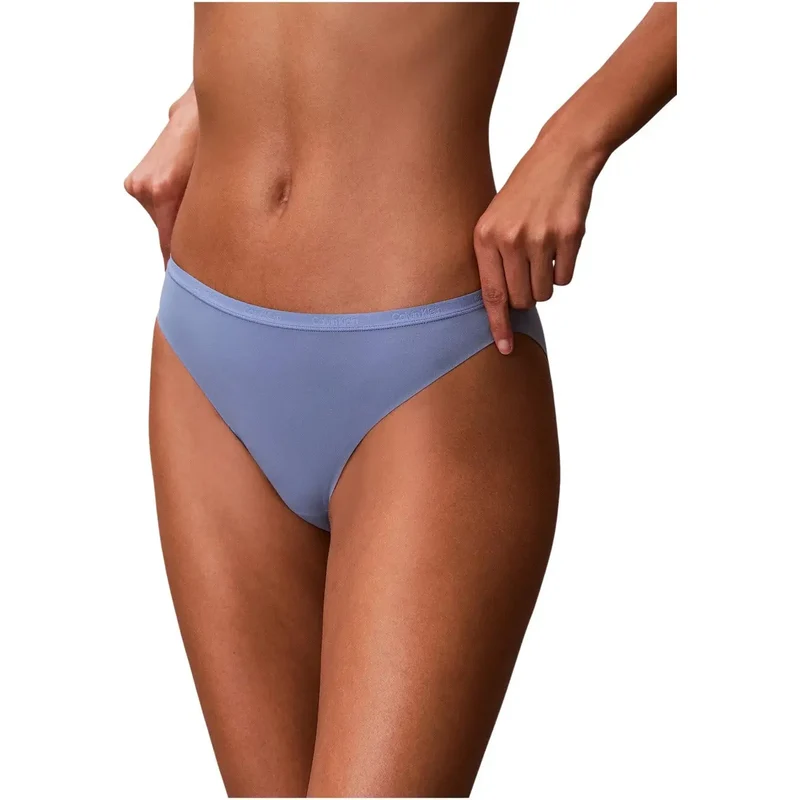 Sous-vêtement (bikini) pour femme Calvin Klein en polyamide bleu clair