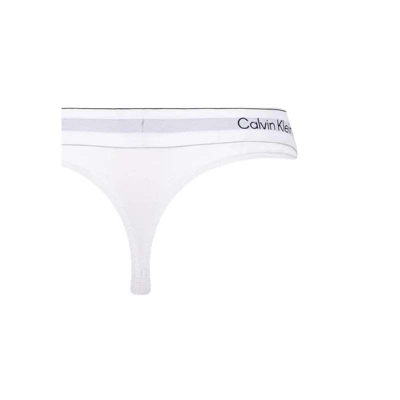 Culotte string Calvin Klein pour femmes, lot de 2, blanc, en coton modal