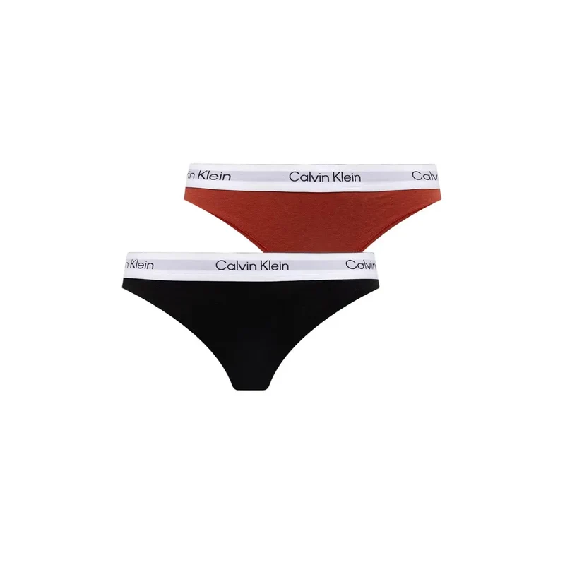 Culotte string Calvin Klein pour femmes, lot de 2, blanc, en coton modal
