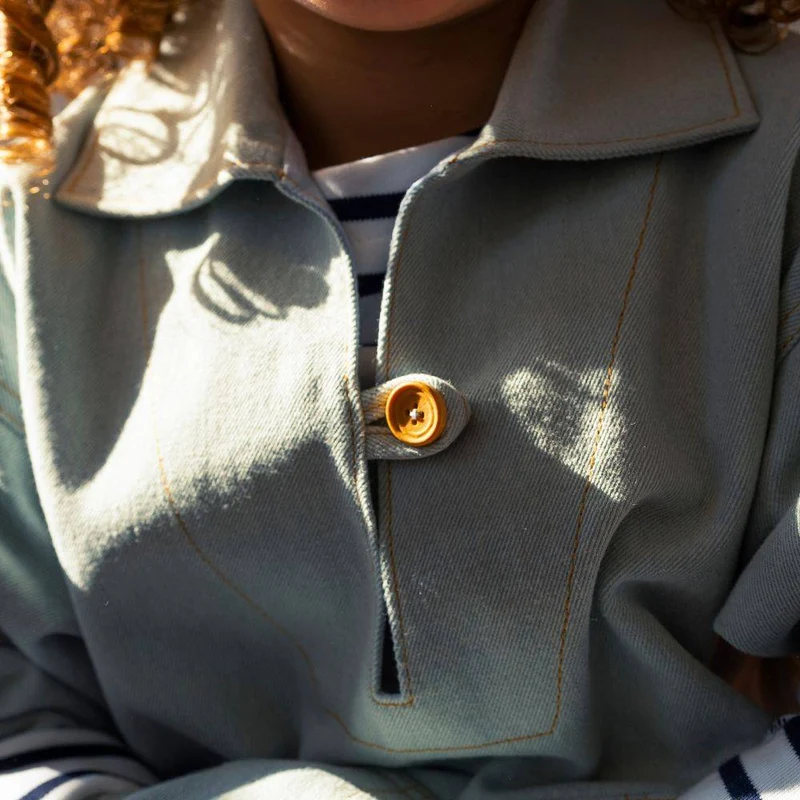 PATRON DE COUTURE PDF | Blouse d'écolier Paulin (Enfant) | Ready to Sew | BILINGUE (FR / EN) | UNISEXE