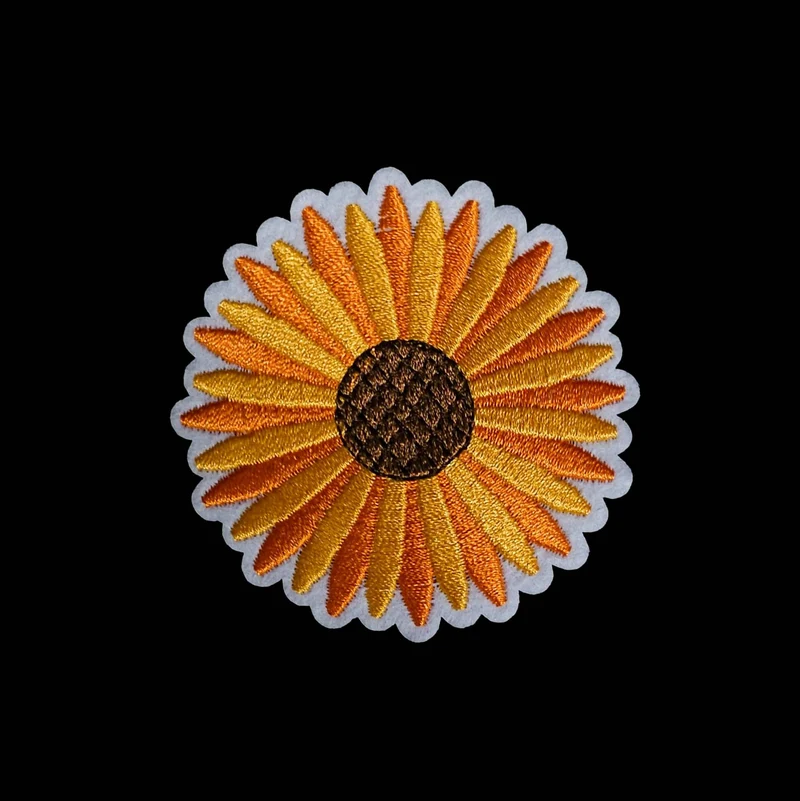 Écusson Brodé Thermocollant | Tournesol
