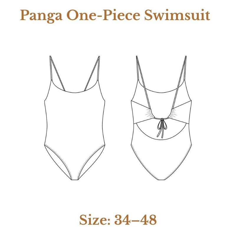 PATRON DE COUTURE PDF | Maillot de bain une pièce Panga | Cha'Coud | FRANÇAIS SEULEMENT