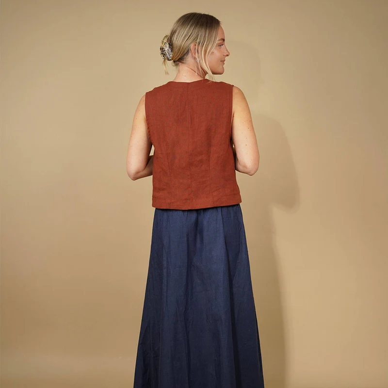 PATRON DE COUTURE PDF | Haut Style Gilet | Wardrobe By Me