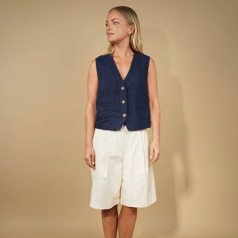 PATRON DE COUTURE PDF | Haut Style Gilet | Wardrobe By Me