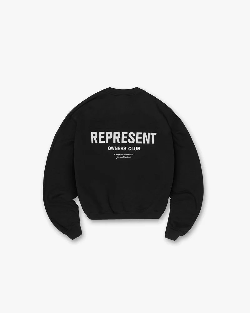 Represent Owners Club Sweater - Black