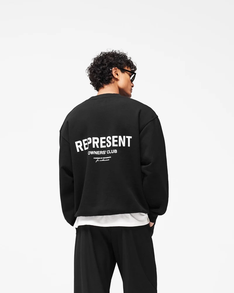 Represent Owners Club Sweater - Black