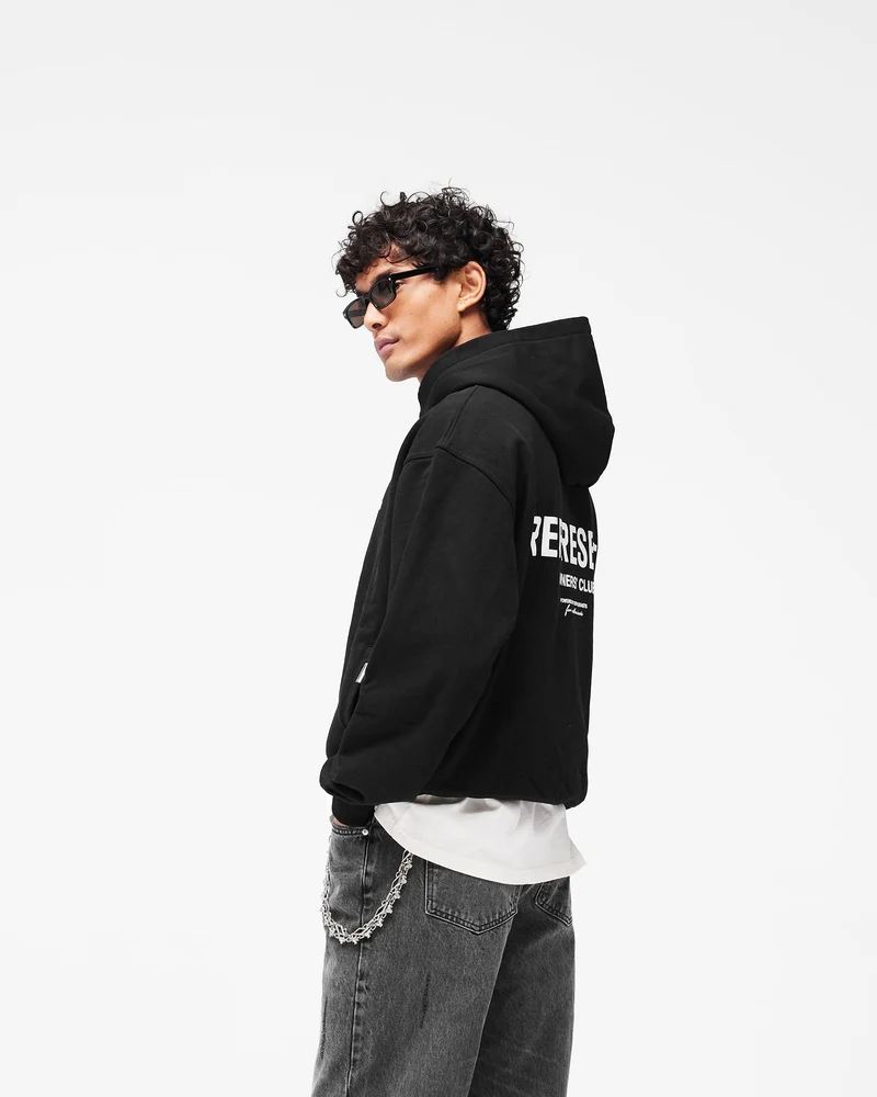 Represent Owners Club Zip Hoodie - Black