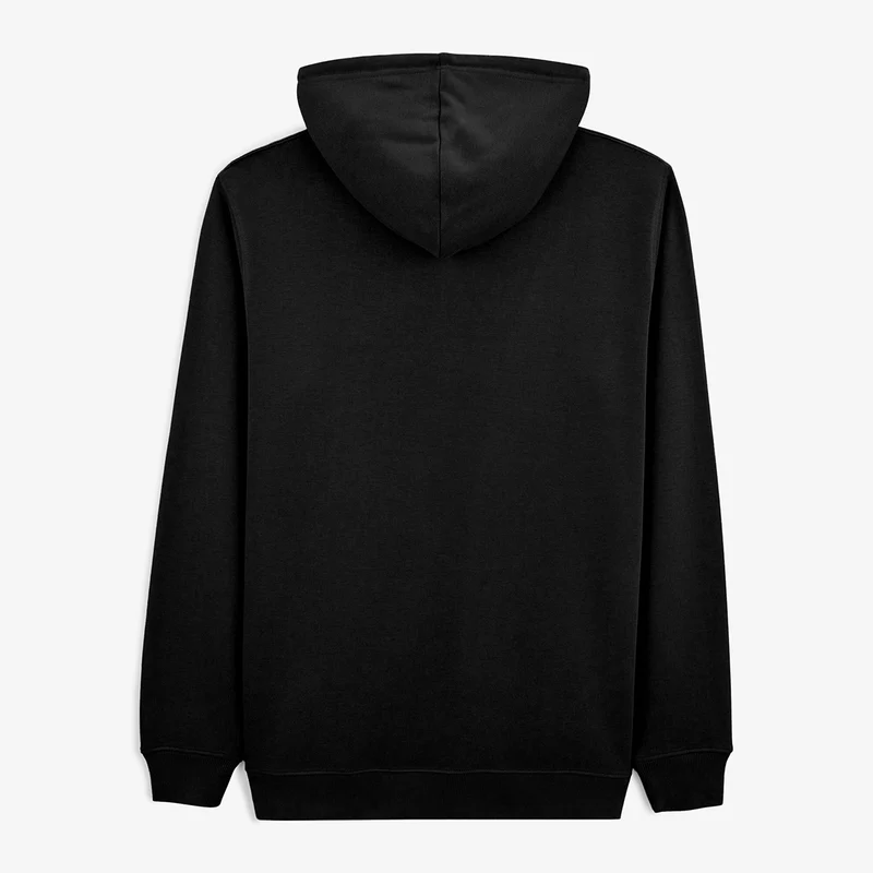 Sweat à capuche hoodie noir en coton
