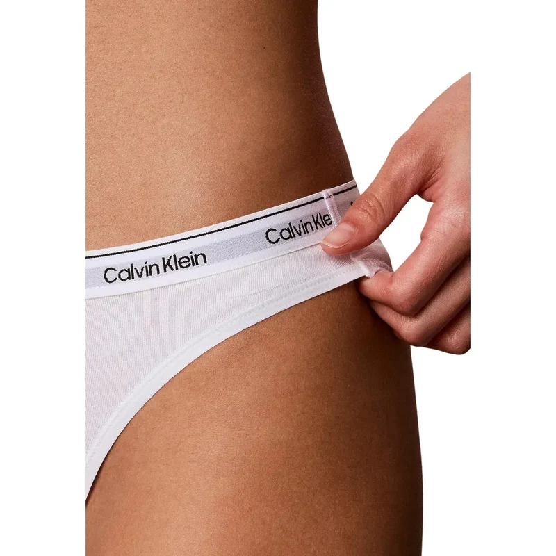 Culotte de bikini en coton pour femme Calvin Klein, noire, lot de 3
