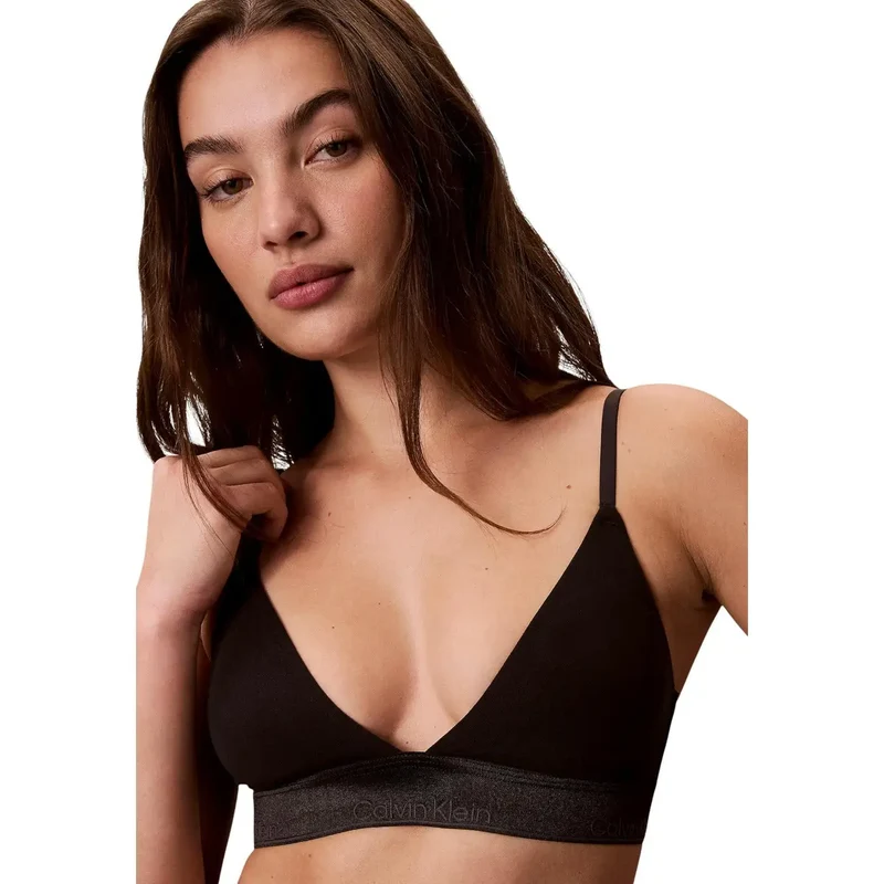 Calvin Klein Lingerie pour femmes Triangle légèrement rembourré Blanc en coton