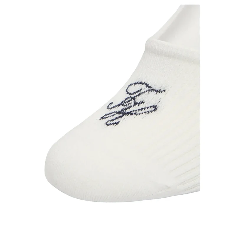 Chaussettes courtes pour femmes Tommy Hilfiger en coton blanc, lot de 2