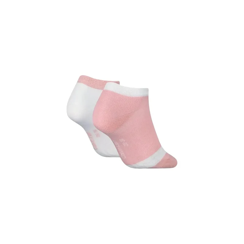 Chaussettes de sneaker Calvin Klein Jeans pour femmes, rose, lot de 2