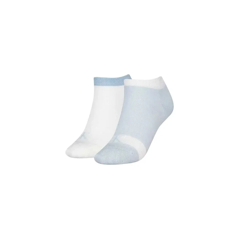 Chaussettes de sneaker Calvin Klein Jeans pour femmes, rose, lot de 2