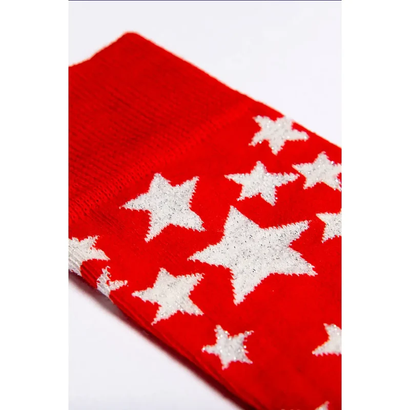 Culotte Happy Socks pour femmes, rouge, à rayures, en mélange de coton, taille S