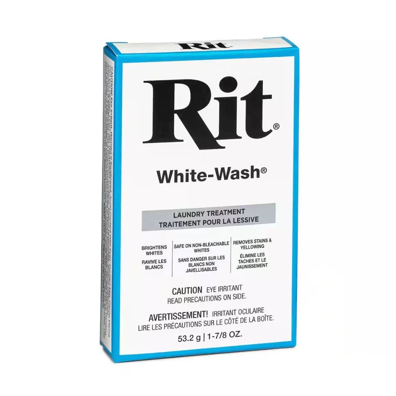 Rit White-Wash® | Traitement pour la lessive | Redonne de l'éclat aux tissus blancs ternis