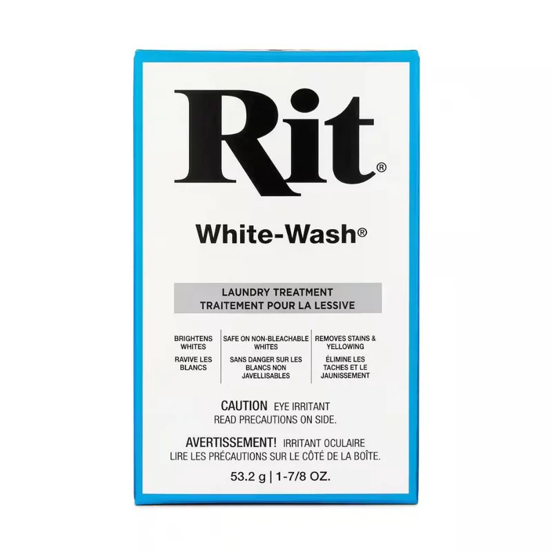 Rit White-Wash® | Traitement pour la lessive | Redonne de l'éclat aux tissus blancs ternis