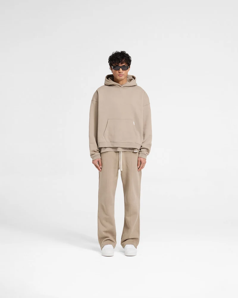 Initial Boxy Hoodie - Dune
