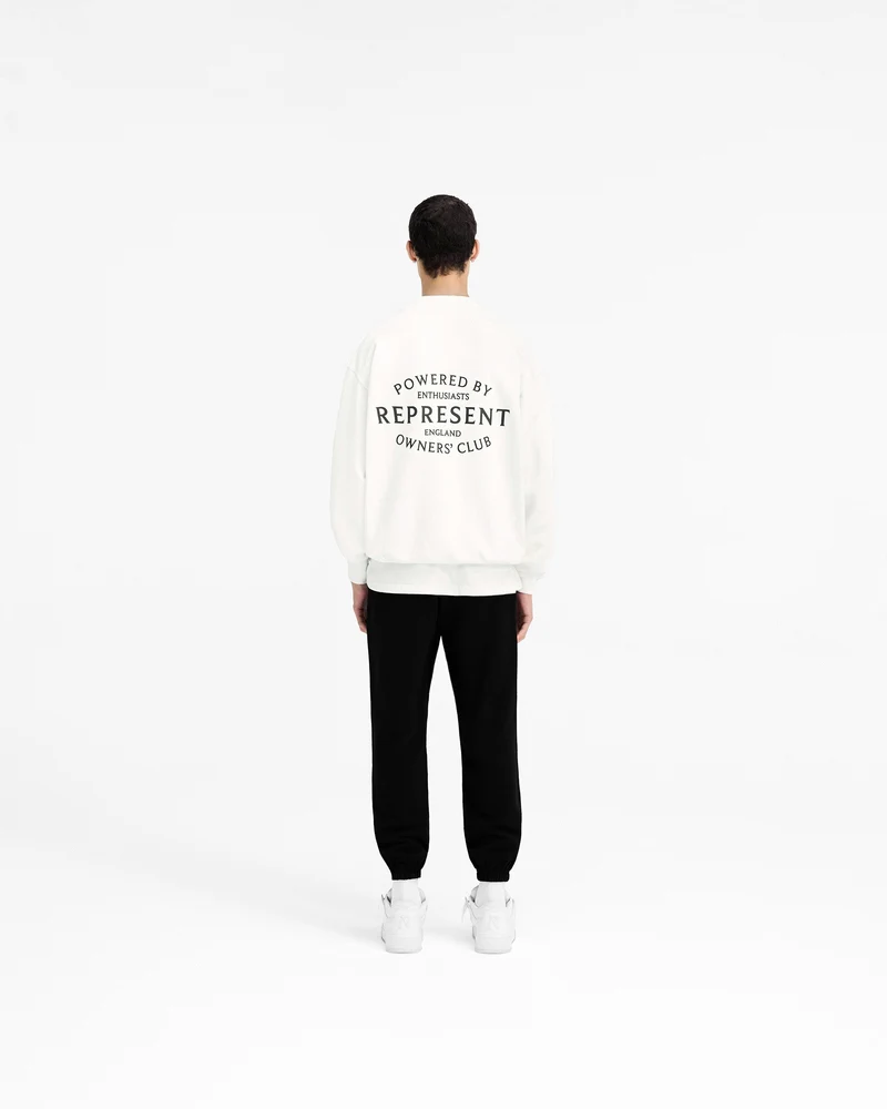 Represent Owners Club Stamp Sweater - Flat White