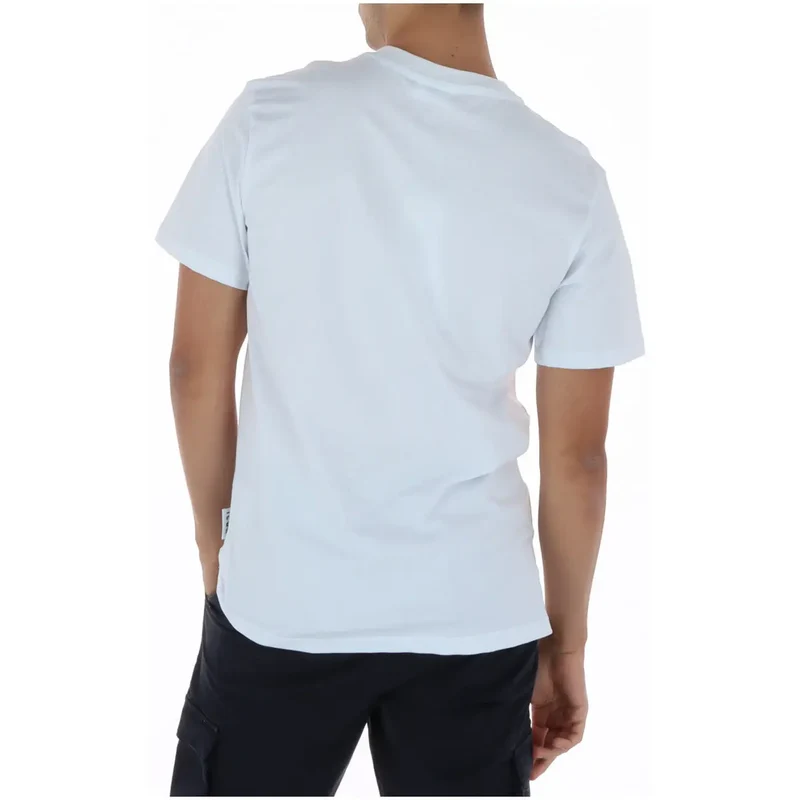 Icône Homme T-Shirt Blanc Col Rond 100% Coton IUT022