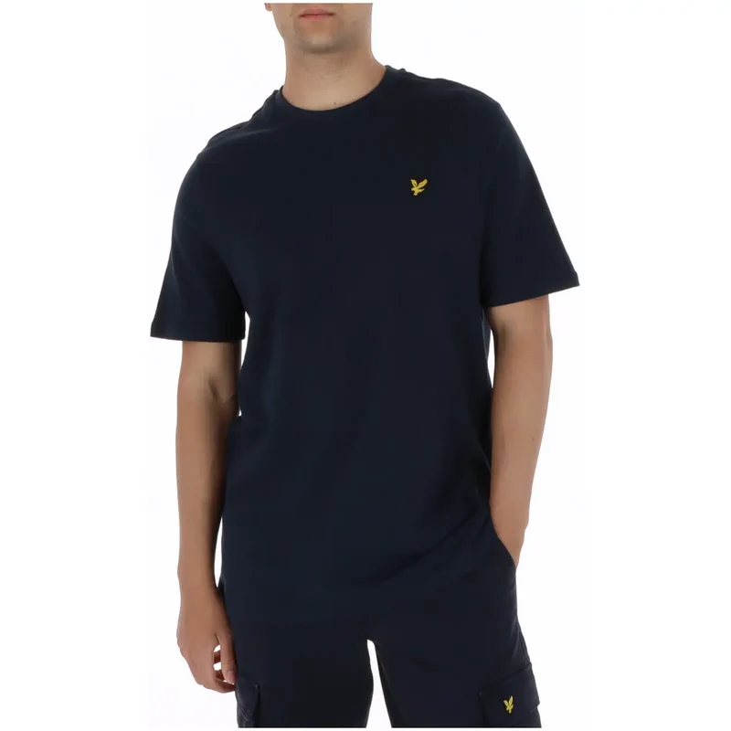 T-shirt pour homme Lyle & Scott Blanc Coton Col rond TS2406V