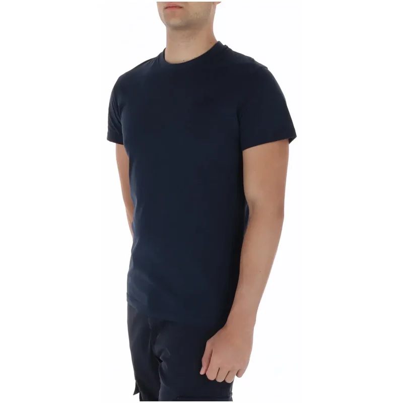 T-shirt Superdry Homme Bleu Manches Courtes Col Rond Coton