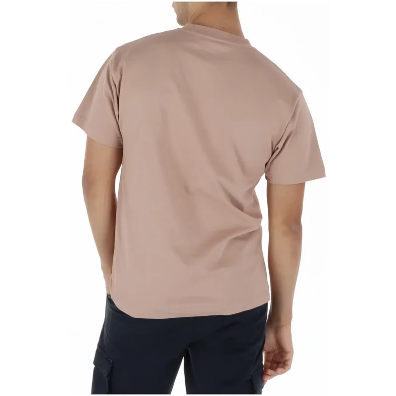 T-shirt pour Hommes Vans Coton Marron Col Rond Manches Courtes RA1E2V1
