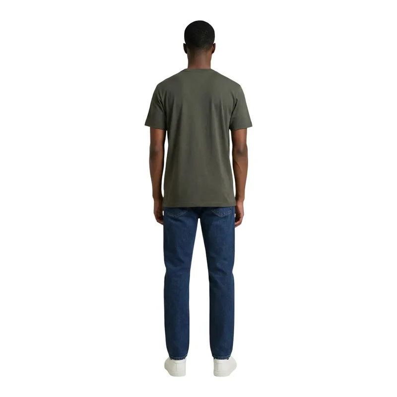 T-shirt pour homme Armani Exchange Vert Coton Col rond XM002501