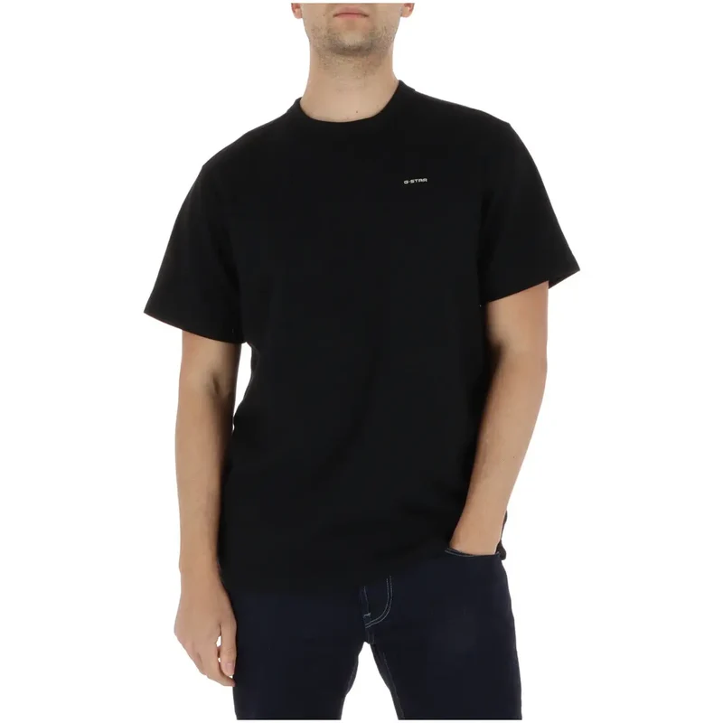 T-shirt pour homme G-Star Beige Col rond Coton bio
