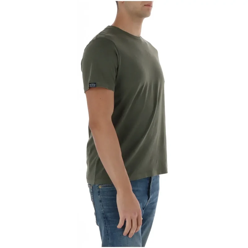 T-shirt pour Hommes Superdry Vert Manches Courtes Coton M1012226A