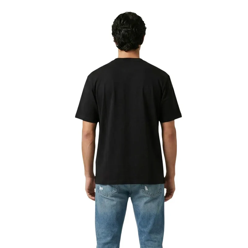T-shirt pour Hommes Only & Sons Coton Noir Col Rond - 22038044