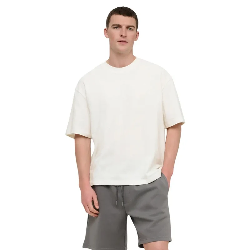 Only & Sons Hommes T-shirt Noir en Coton Col Rond 22036392 Explorer le Style