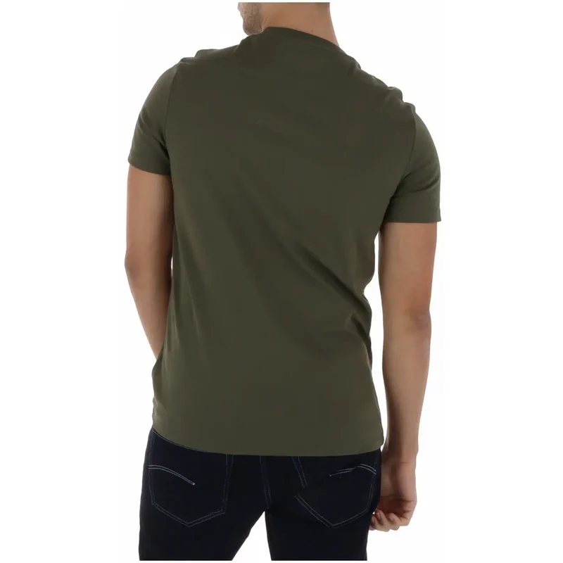 T-shirt pour Hommes Timberland Vert Manches Courtes Coton TB0A2BPR