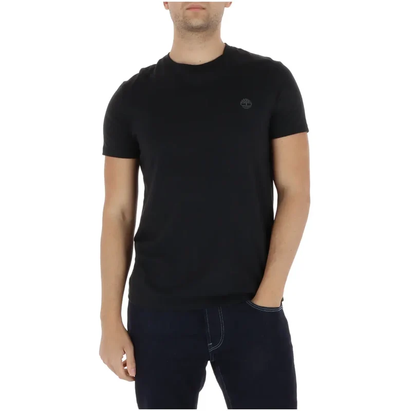 T-shirt pour Hommes Timberland Vert Manches Courtes Coton TB0A2BPR
